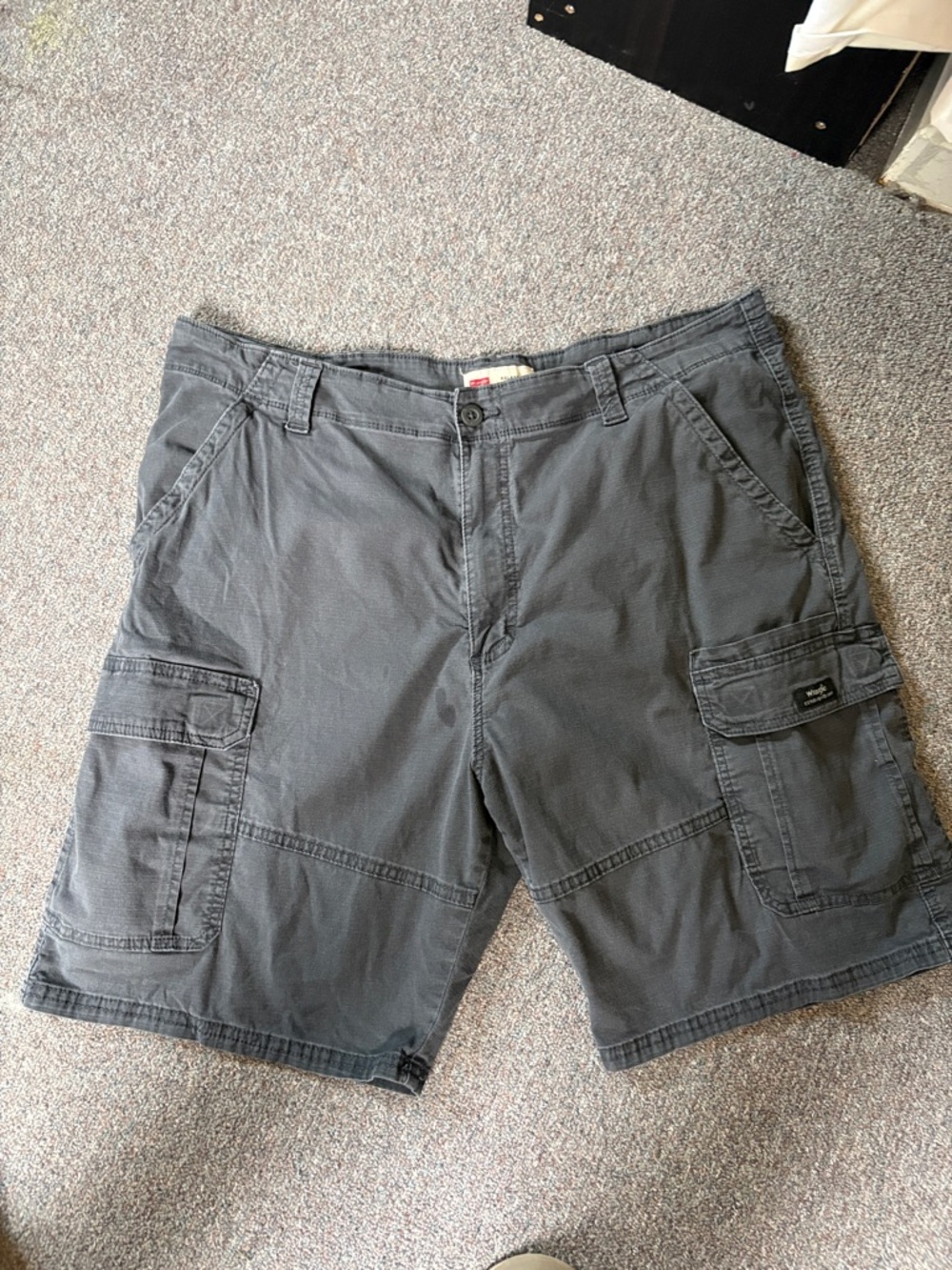 Wrangler Men's Cargo Shorts - Charcoal